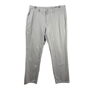 Bonobos Chino Pant Men 33X30 Khaki Straight Cotton Trouser Career Dressy Spring